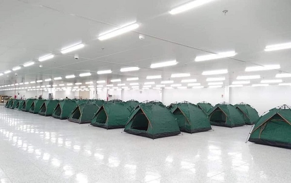 Báo giá lều cắm trại, cách ly cho công nhân, lều chống dịch Covid 19 tại TPHCM