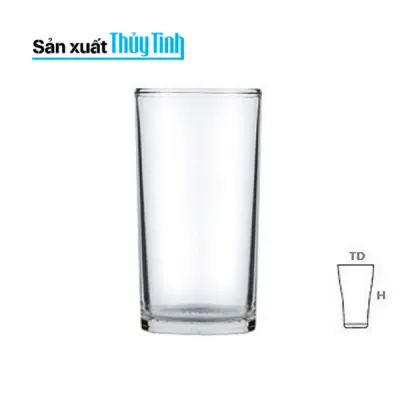 Ly thủy tinh lucky thân cao (QC3)