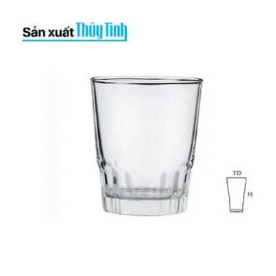 Ly thủy tinh uống rượu lucky (QC6)