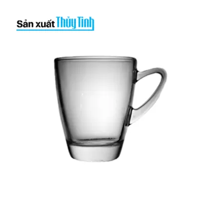 Ly thủy tinh uống nước giá rẻ có quai (LR9)