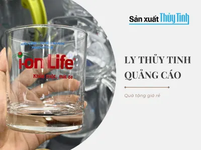 Tổng hợp mẫu mã ly thủy tinh quà tặng quảng cáo giá rẻ cho doanh nghiệp