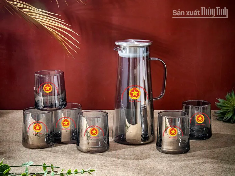 Bộ bình ly thủy tinh