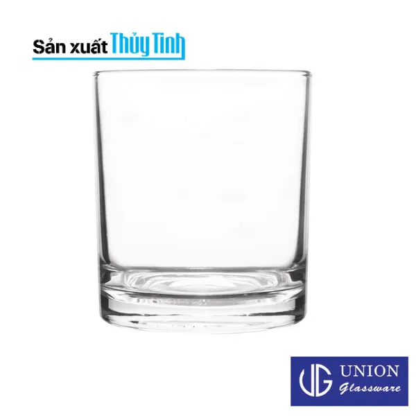 Ly thủy tinh Union đáy vuông bầu (UN11)
