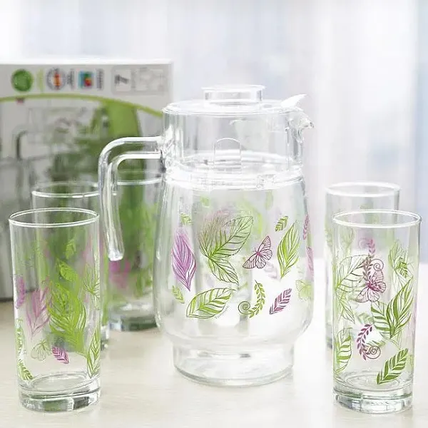 Bộ bình ly thuỷ tinh Luminarc giá cạnh tranh, in logo trực tiếp tại xưởng