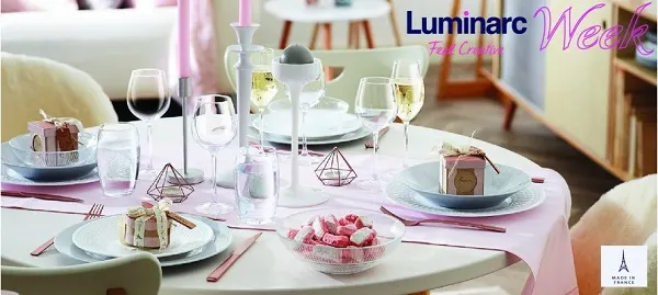 Báo giá bộ bình ly thủy tinh Luminarc in logo làm quà tặng doanh nghiệp cuối năm