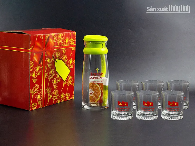 Bộ bình ly thủy tinh