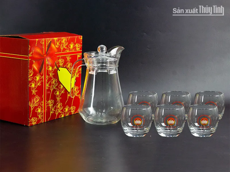 Bộ bình ly thủy tinh