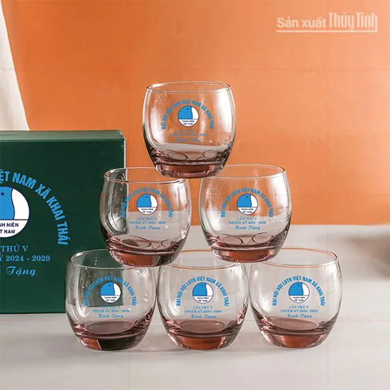 Danh mục Bộ ly thủy tinh in thương hiệu