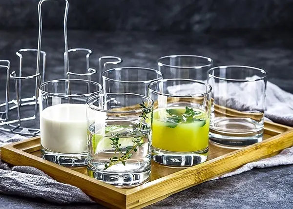 Bộ 6 ly thủy tinh làm quà tặng khách hàng ý nghĩa