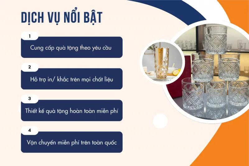 Dịch vụ nổi bật sản xuất thủy tinh