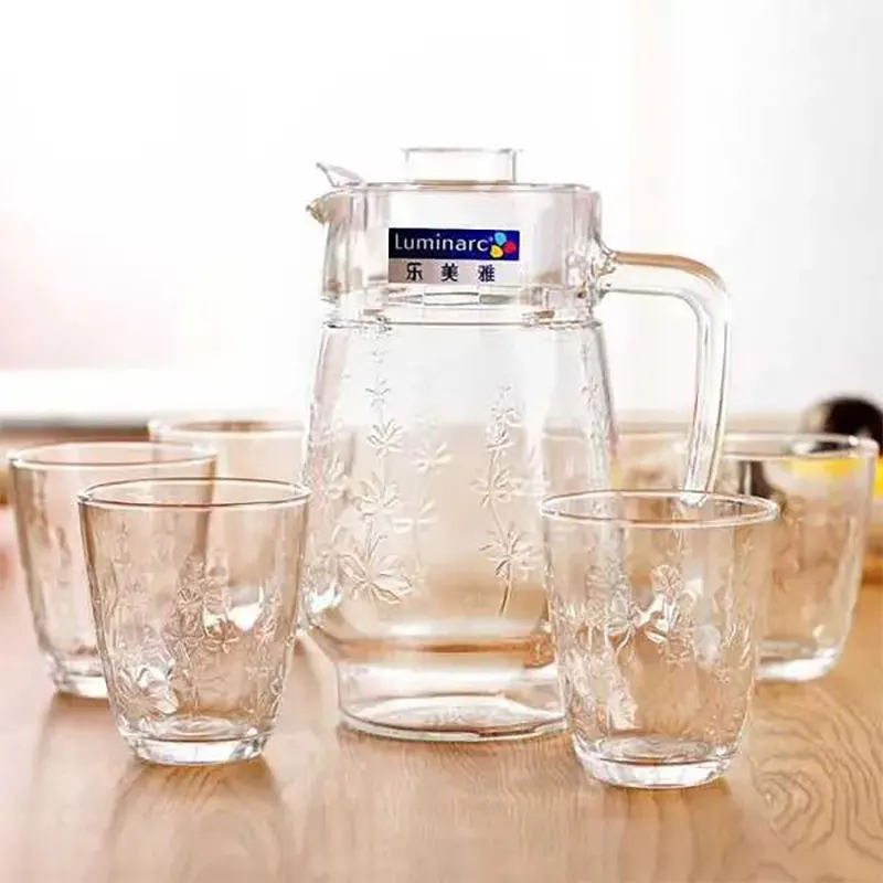 Địa chỉ đặt bộ bình thủy tinh 6 ly in logo làm quà tặng khuyến mãi