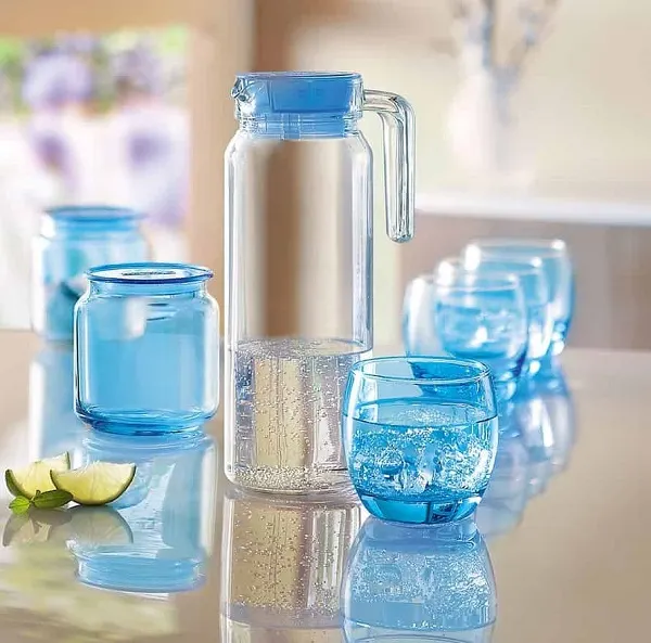 Bộ bình ly thuỷ tinh Luminarc giá cạnh tranh, in logo trực tiếp tại xưởng