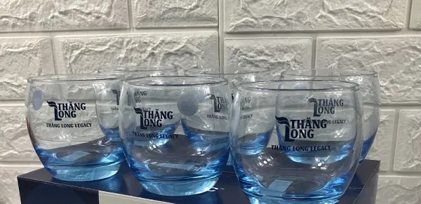 Bộ 6 ly thủy tinh làm quà tặng khách hàng ý nghĩa