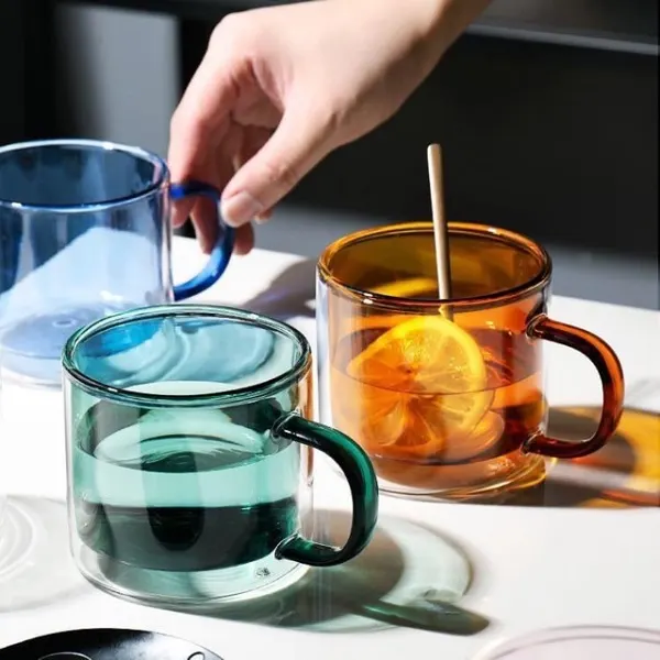 Các mẫu ly thủy tinh có quai sản xuất tại xưởng, in logo theo yêu cầu