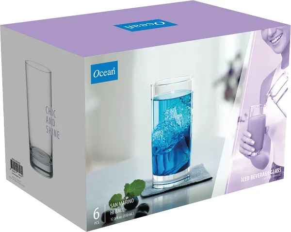 Quà tặng doanh nghiệp cao cấp HCM bộ ly thủy tinh Ocean Glass nhập khẩu giá tốt