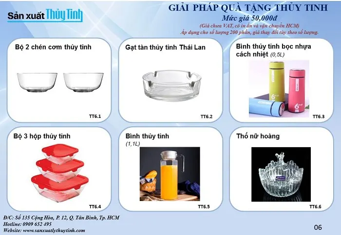 Tổng hợp các mẫu bộ bình ly thủy tinh cao cấp làm quà tặng 8/3 cho doanh nghiệp