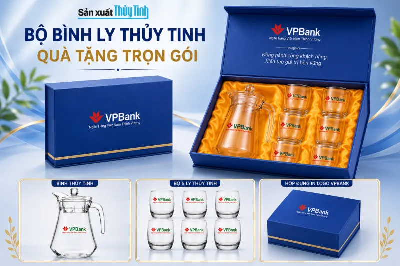 Bộ binh ly thủy tinh