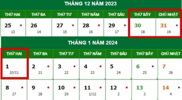 Còn bao nhiêu ngày nữa đến Tết 2024 âm và dương lịch tính từ hôm nay
