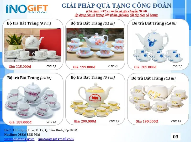 Báo Giá Quà tặng khuyến mãi, quà tặng doanh nghiệp cuối năm giá rẻ từ 300000đ