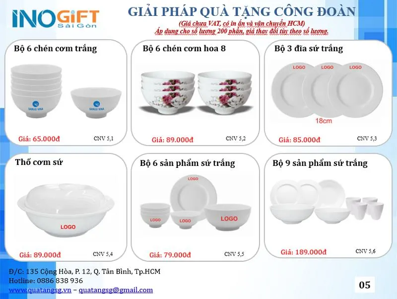 Báo Giá Quà tặng khuyến mãi, quà tặng doanh nghiệp cuối năm giá rẻ từ 50000đ