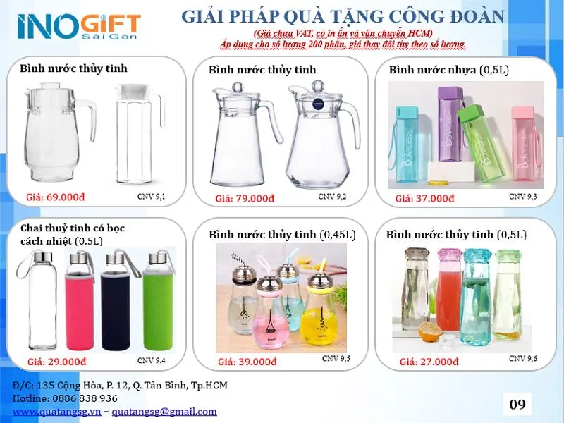 Sản xuất lọ hoa pha lê, bình cắm hoa thủy tinh, lọ hoa quà tặng in khắc logo
