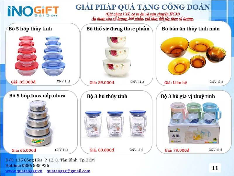 Báo Giá Quà tặng khuyến mãi, quà tặng doanh nghiệp cuối năm giá rẻ từ 20000đ