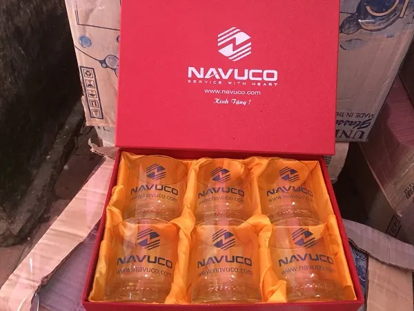 Bộ bình ly thuỷ tinh Luminarc giá cạnh tranh, in logo trực tiếp tại xưởng