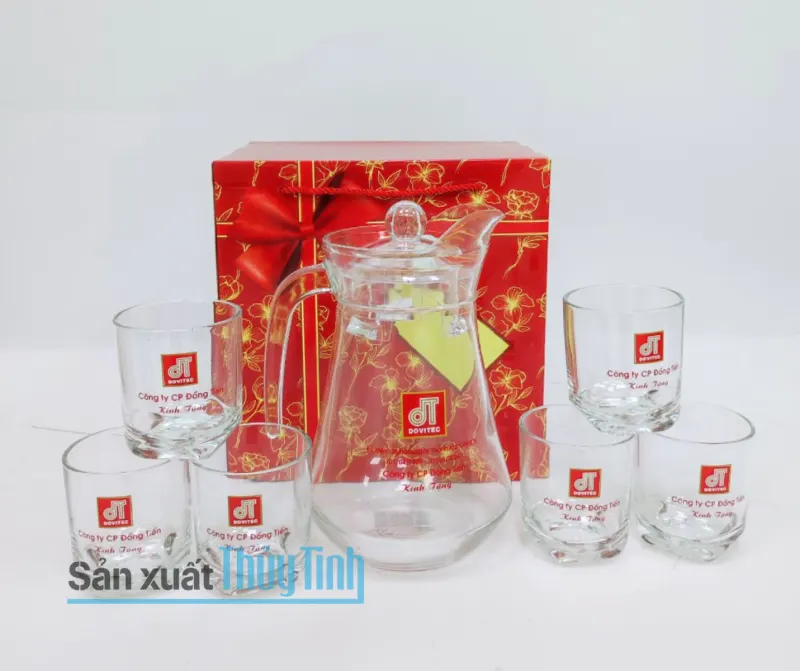 Bộ bình ly thủy tinh cao cấp