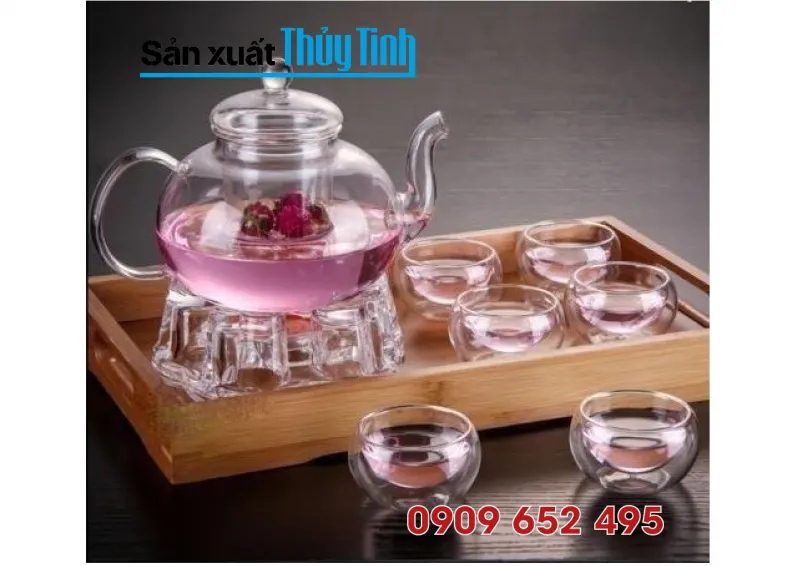 Bộ ly thủy tinh 2 lớp ocean - Quà tặng cán bộ công nhân viên