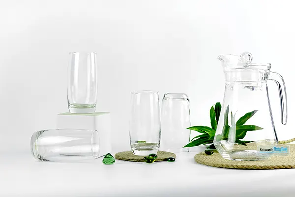 Giải pháp quà tặng doanh nghiệp - bộ bình ly thủy tinh in logo giá rẻ